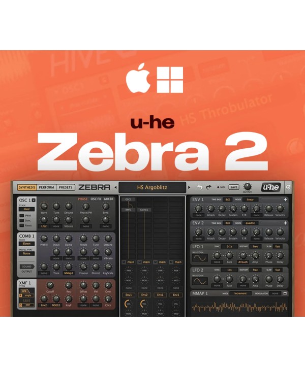 u-he Zebra 2 /MAC Key GLOBAL